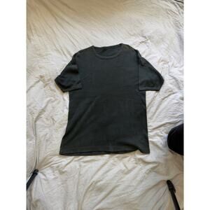 UNKNOWN Thick Blank Oversized Black Shirt